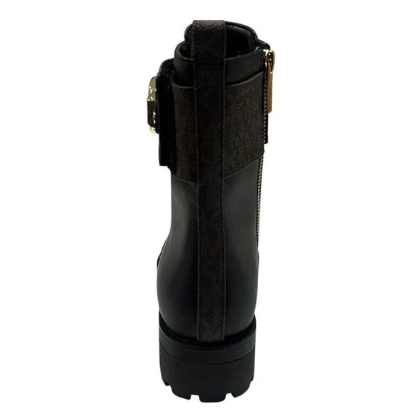 MICHAEL Michael Kors Women's Rory Lace-Up Signature Strap Ankle Booties, Size 5 - Picture 4 of 4